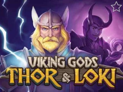 Viking Gods Thor and Loki