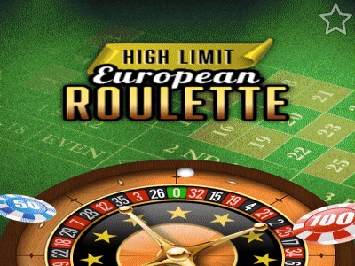 High Limit European Roulette